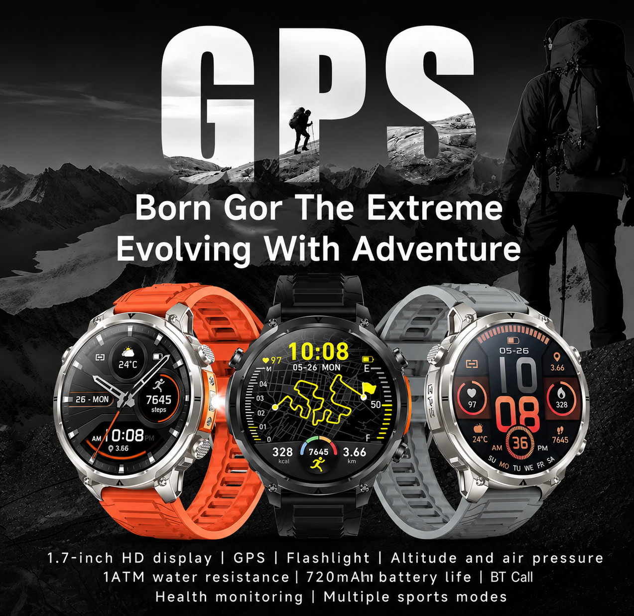 GPS Outdoor Smartwatch
